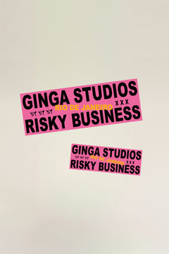 STICKERS RISKY BUSINESS xXX