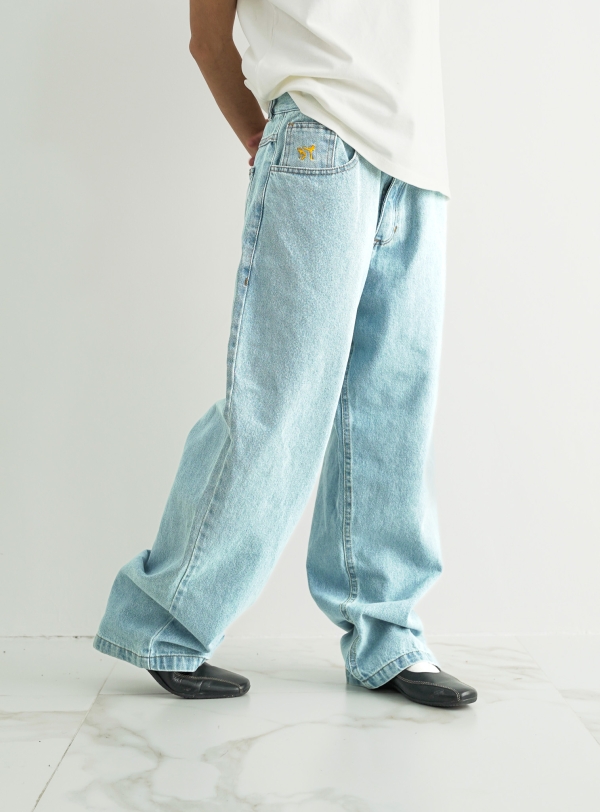 CAPOEIRA PANTS - Clear Blue Wash