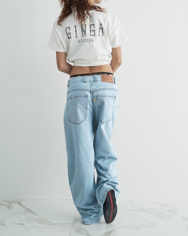 CAPOEIRA PANTS - Clear Blue Wash - Image 4