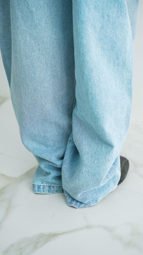 CAPOEIRA PANTS - Clear Blue Wash - Image 3