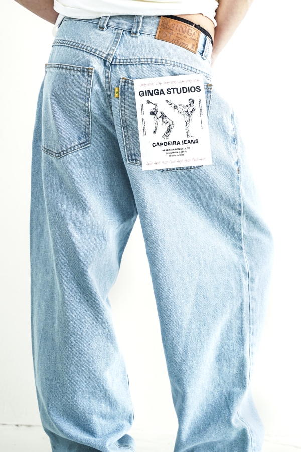 CAPOEIRA PANTS - Clear Blue Wash - Imagem 2