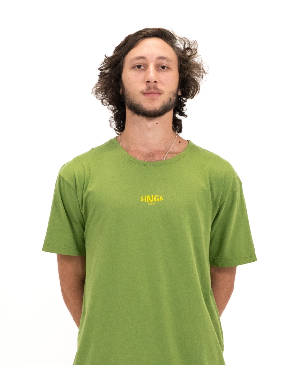 GINGA STUDIOS LOGO T-SHIRT VERDE & AMARELO
