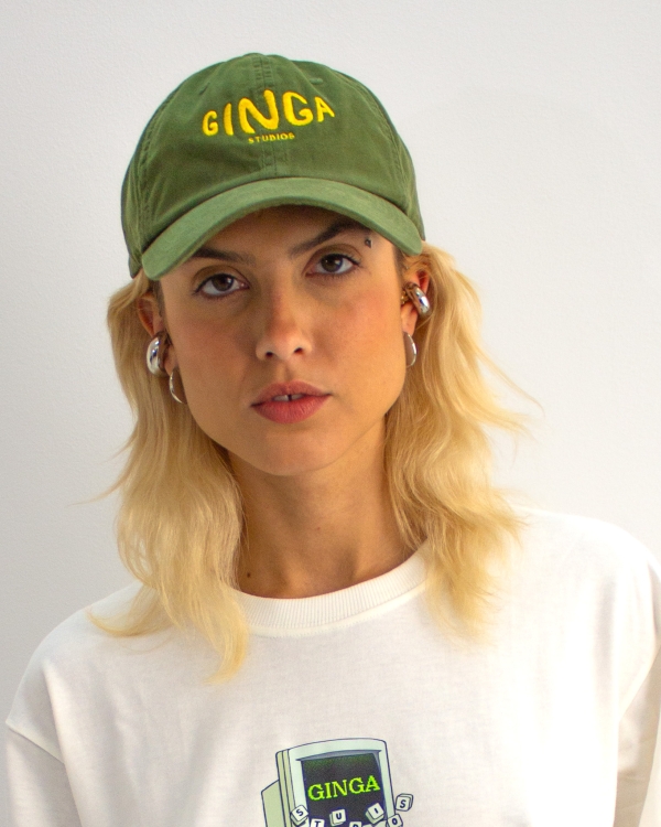 BONÉ GINGA STUDIOS VERDE & AMARELO