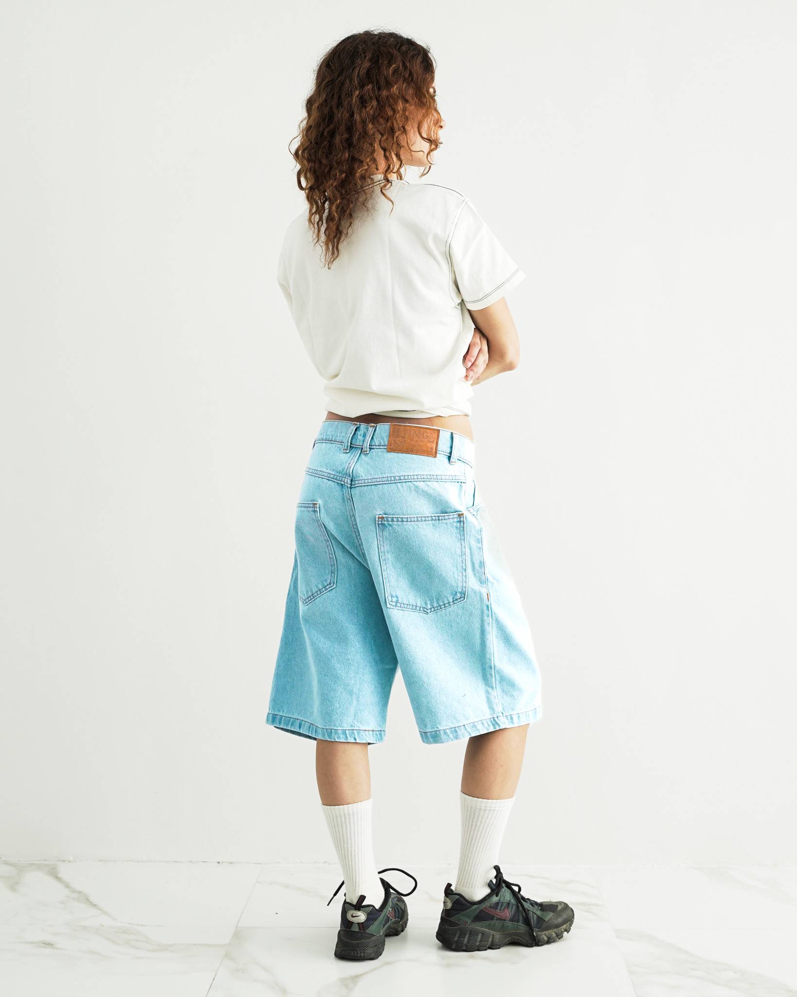 CAPOEIRA SHORTS - CLEAR BLUE WASH - Image 6