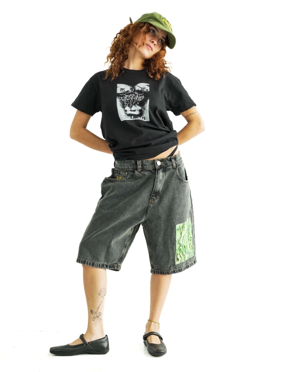 CAPOEIRA SHORTS - ACID BLACK - Imagem 4