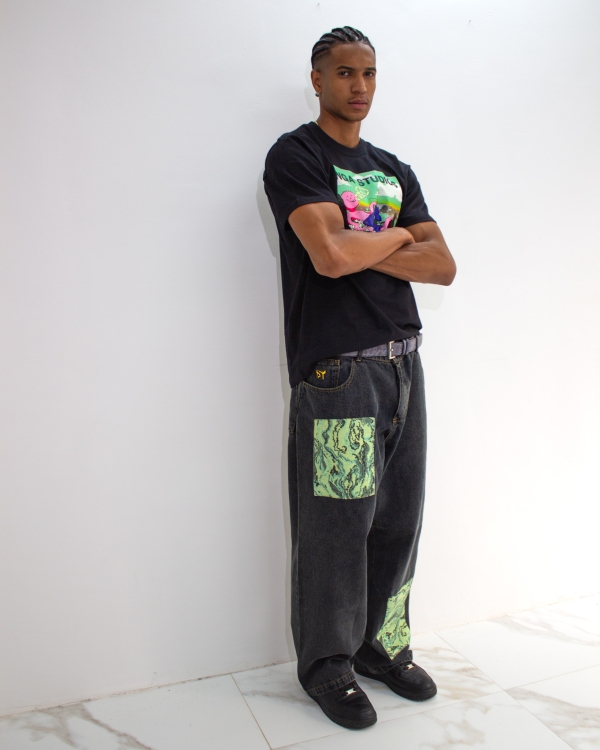 CAPOEIRA PANTS - ACID BLACK - Imagem 5