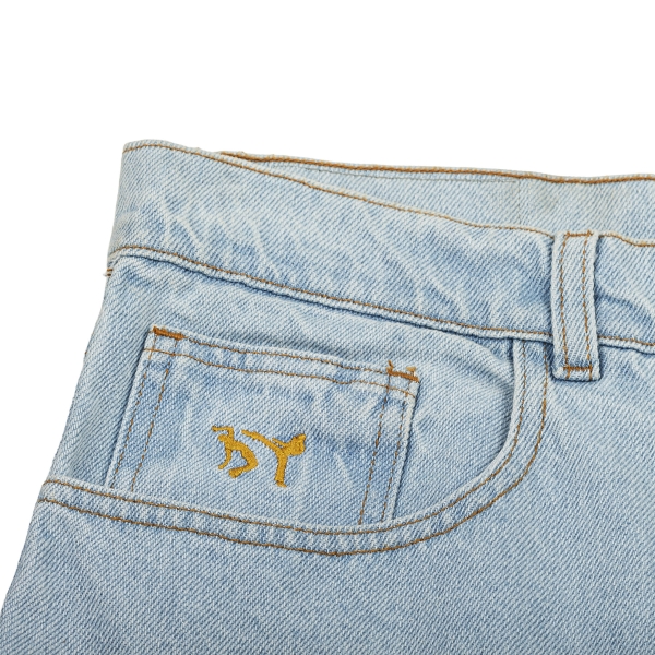 CAPOEIRA SHORTS - CLEAR BLUE WASH - Image 6