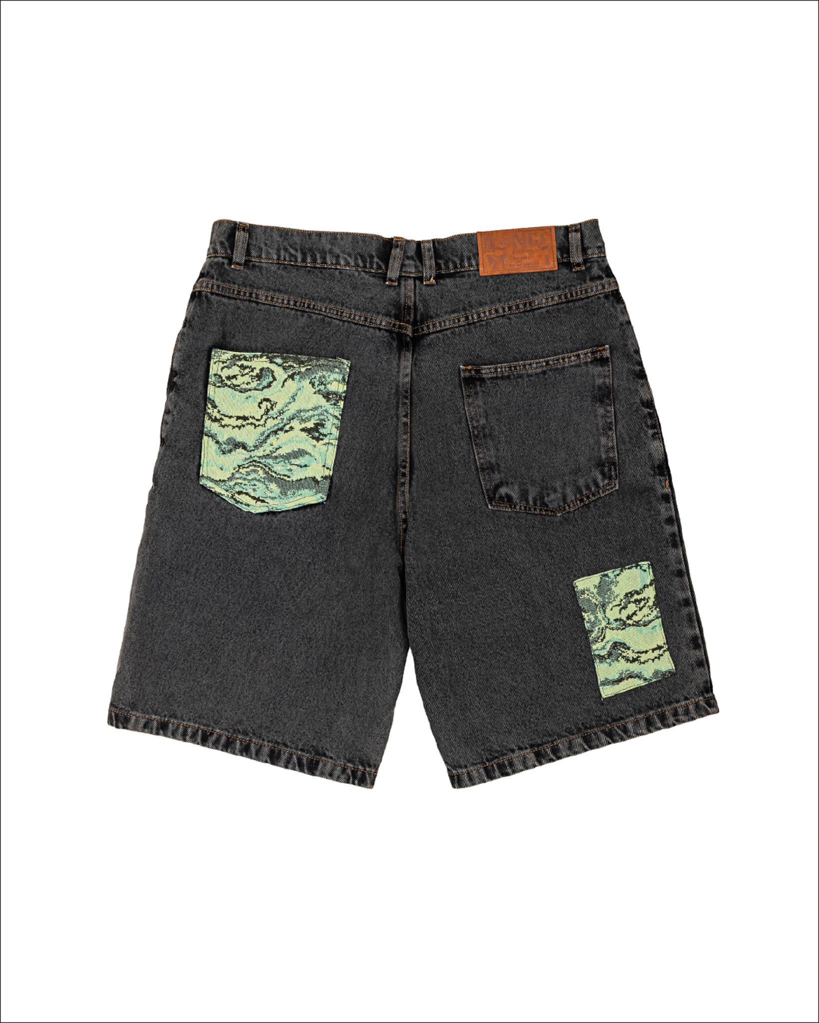 CAPOEIRA SHORTS - ACID BLACK - Image 4