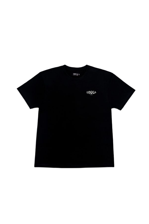 GINGA STUDIOS LOGO FRENTE/VERSO T-SHIRT BLACK