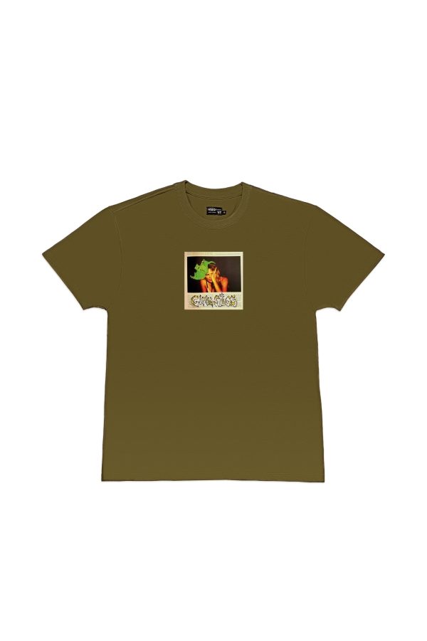 VINTAGE MAGAZINE GINGA STUDIOS T-SHIRT VERDE ESCURO