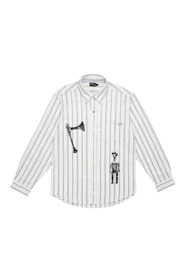 CAMISA LISTRADA MÁSCARAS ANCESTRAIS - Imagem 2
