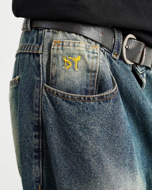 CAPOEIRA PANTS - USED BLUE - Imagem 3
