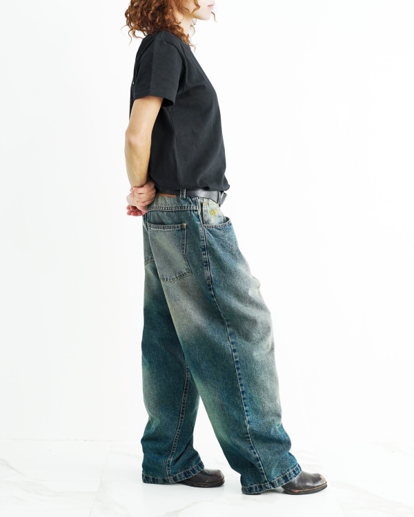 CAPOEIRA PANTS - USED BLUE - Imagem 4