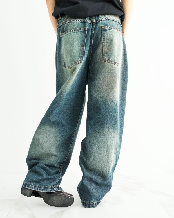 CAPOEIRA PANTS - USED BLUE