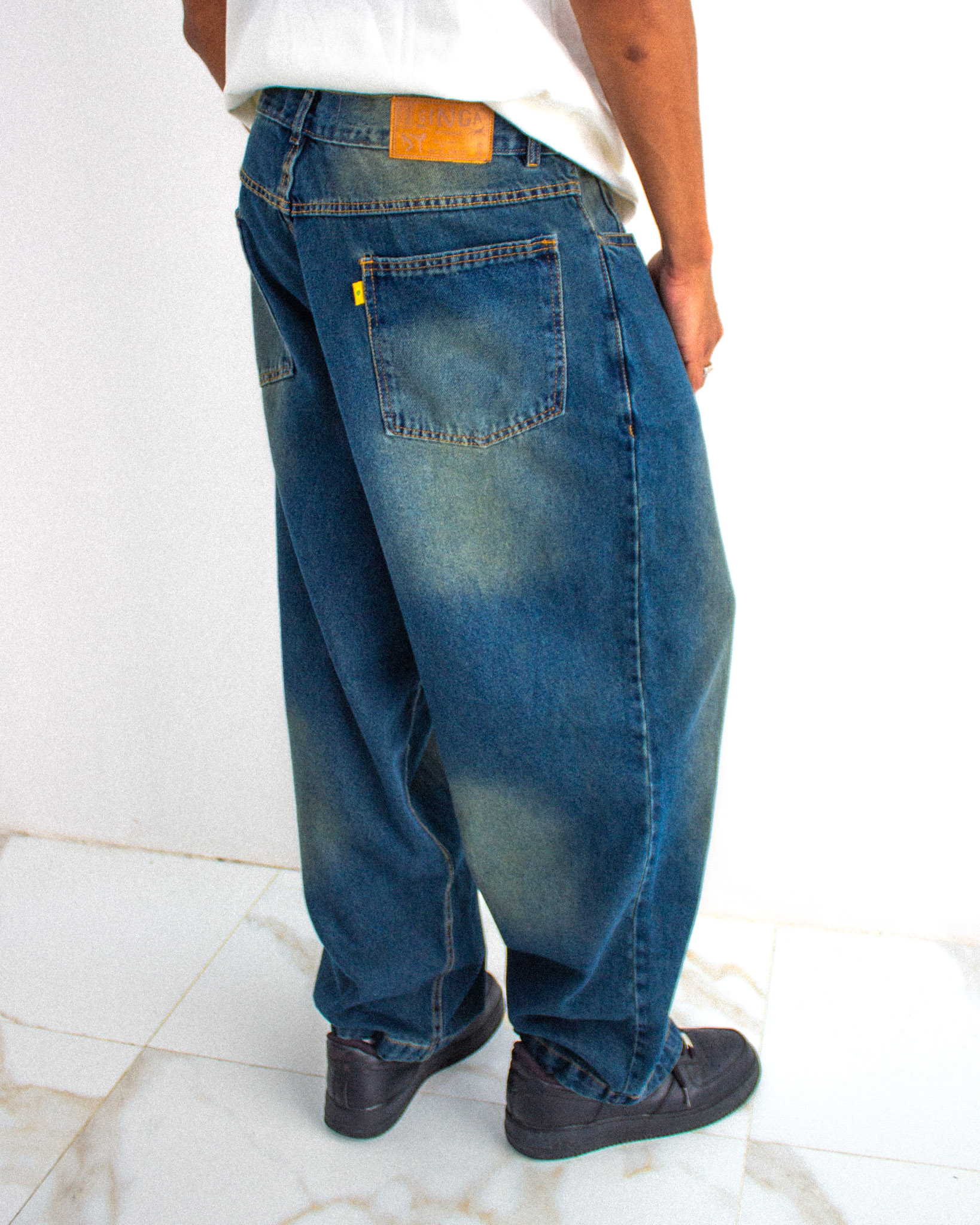 CAPOEIRA PANTS - USED BLUE