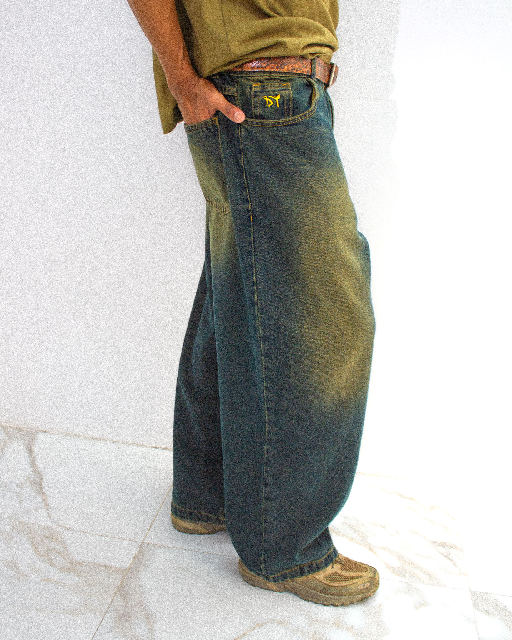 CAPOEIRA PANTS - USED GREEN - Image 6