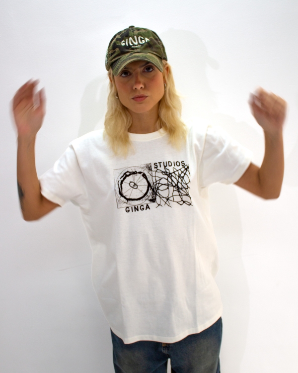 ABSTRACT SYSTEM T-SHIRT OFFWHITE