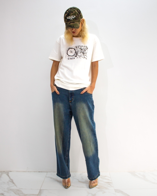 ABSTRACT SYSTEM T-SHIRT OFFWHITE - Imagem 3