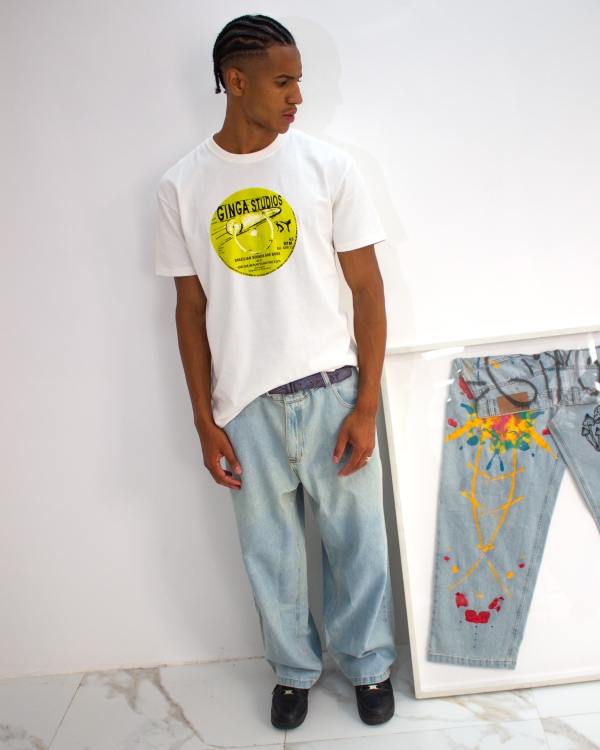 BRAZILIAN SOUNDS ARE BOSS T-SHIRT OFFWHITE - Imagem 3