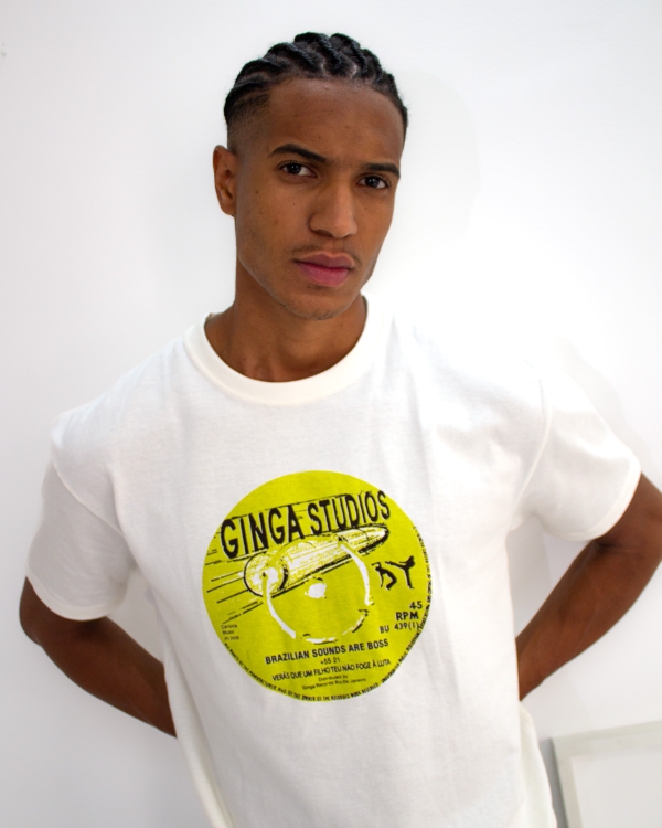 BRAZILIAN SOUNDS ARE BOSS T-SHIRT OFFWHITE