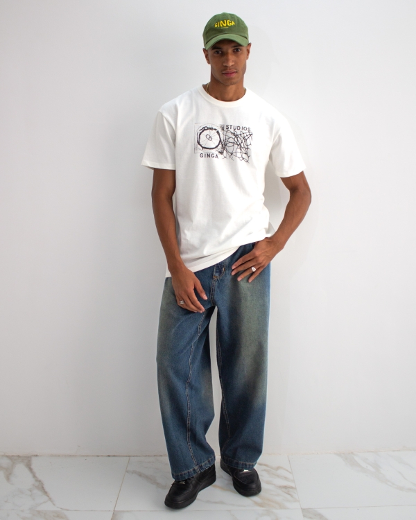 ABSTRACT SYSTEM T-SHIRT OFFWHITE - Imagem 4