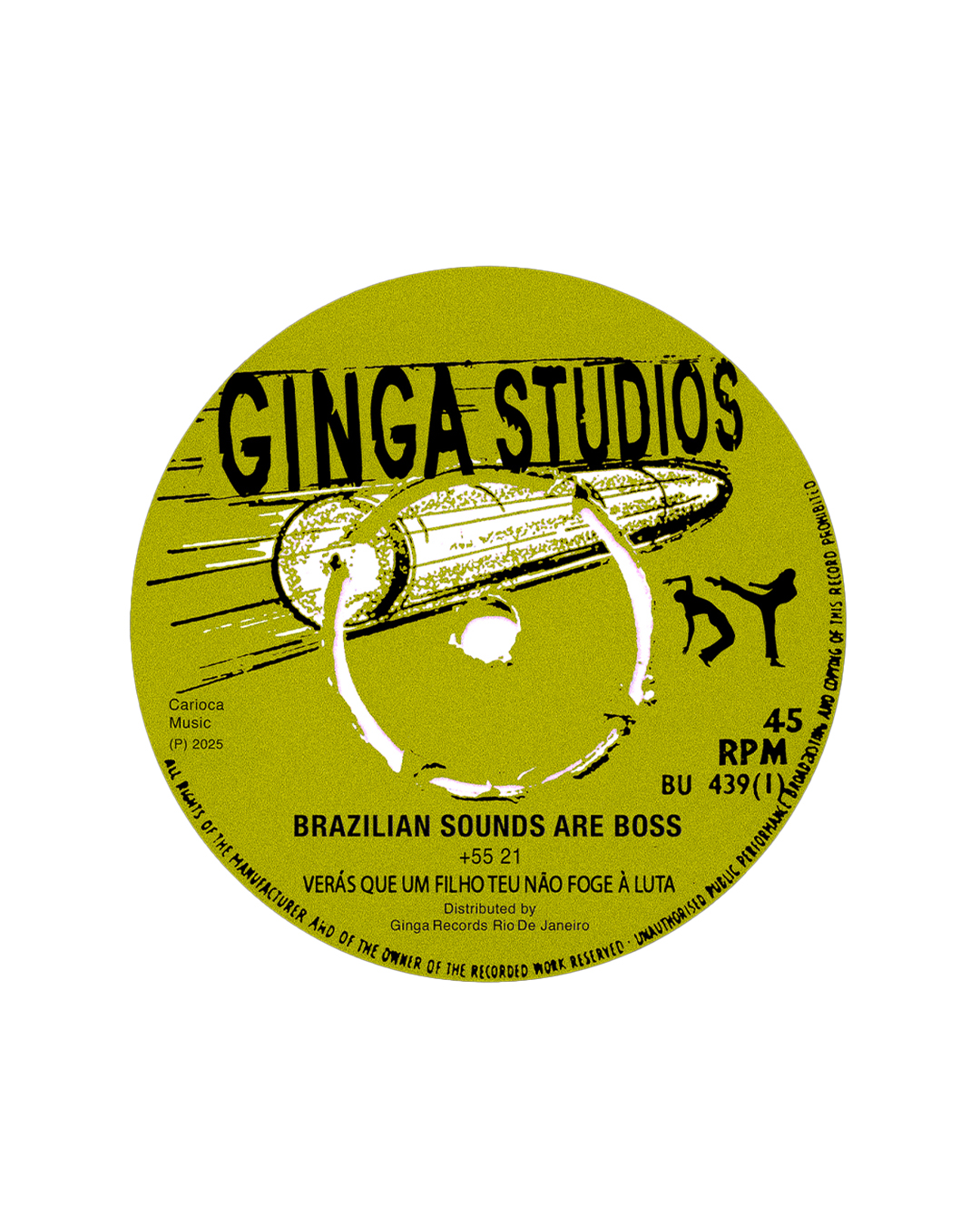 BRAZILIAN SOUNDS ARE BOSS T-SHIRT OFFWHITE